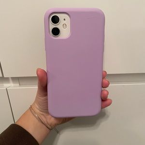 Purple silicone case
